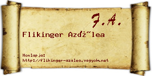 Flikinger Azálea névjegykártya